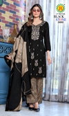 Black Stone Vol 28 By Jt Rayon With Embroidery Dress Material Exporters In  India
